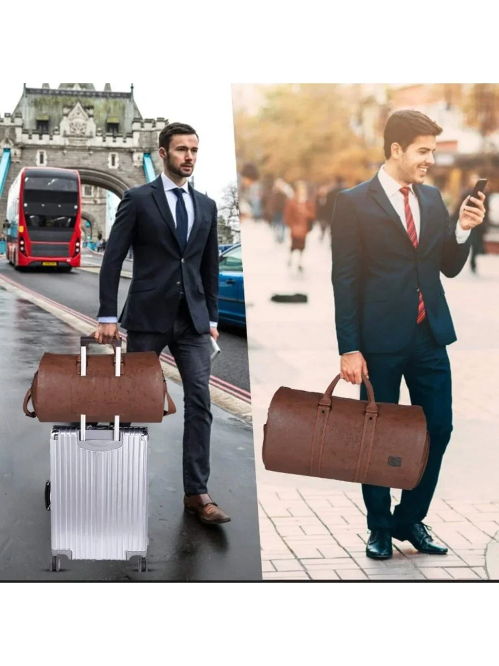 Convertible Travel Garment Bag & Duffel - 2-in-1 Carry-On for Business & Leisure